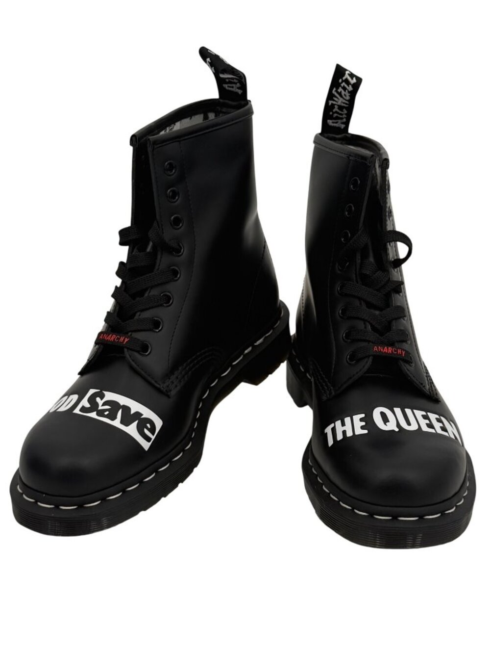 NIB Sex Pistols x Dr. Martens 1460 Black Leather Combat Boots M9 | LTD ED ICON - Picture 11 of 16